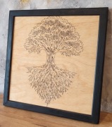 Obraz Drewniany DRZEWO ŻYCIA | Styl Loft | Rękodzieło | Prezent | RenovArte