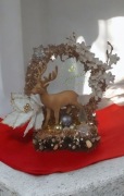 Stroik świąteczny, bożonarodzeniowy, renifer 