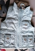 Kamizelka bezrękawnik ocieplacz kaftan r.86 12-18m