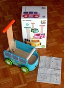 Pchacz / chodzik dla dziecka | Plan Toys | Van Walker (10m+) | 5186