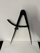 Autentyczny stary cyrkiel kowalski / ślusarski XIX wiek