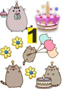 Pan Opłatek na tort - KOTEK KOTKI PUSHEEN A4