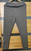 Spodnie elastyczne leginsy Bonprix Rainbow w pepitke 40/42