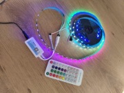 Zestaw 5m LED ws2812b zasilacz sterownik 