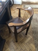 Fotel narożny do biurka z ok. 1930 r.