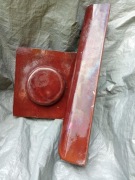 Kafle do pieca, brązowe, stare "poniemieckie" Retro, Vintage