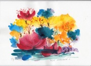 Akwarela. Pejzaż merkuriański 2