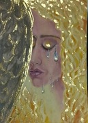 Anioł smutku i nadziei 50x70cm Akryl