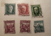 Znaczki pocztowe Czechy 1929-1940