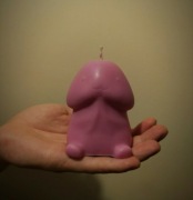 Świeca sojowa różowa prezent na urodziny