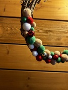 Wianek świąteczny 25 cm 