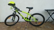 Rower górski MTB Rockrider 500 B'twin 24" + kask B'twin+ możliwość podwózki