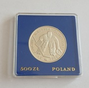 500 zł XV zimowe igrzyska olimpijskie Calgary 1988
