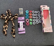 szczotka do masażu i spinki do włosów prawie wszystkie nowe