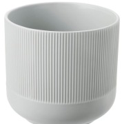 IKEA GRADVIS Osłonka doniczki szary 15 cm kamionka doniczka