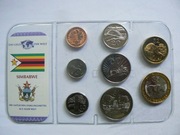 Blister zestaw monet Zimbabwe