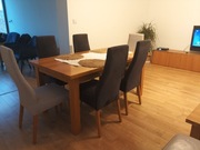 Zestaw 6 krzeseł Lenarczyk ,drewno dąb naturalny