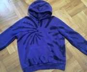 Bluza fioletowa męska  Bershka L 40 z kapturem