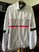 Lacoste : mega okazja! boxy white unisex ortalion kurtka rozmiar L 90's