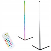 Grundig Lampa podłogowa narożna z czujnikiem muzyki RGB LED 140cm + pilot