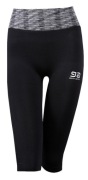 Legginsy Sport Gatta Active GA Black Melange M 3/4 za kolano fitness