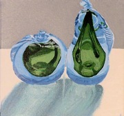 Owoce ze szkła Malarstwo Obraz 20cmx20cm L Aurelia