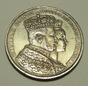 Talar Koronacyjny 1861 Prusy - srebro