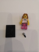 LEGO figurka COL027, pop star, Seria 2