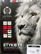 Etykiety samoprzylepne A4 EMERSON 100ark 48,5x16,9