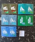 2170-2174** 2170-74** - Sławne polskie żaglowce 1974 r. dwójki, parki
