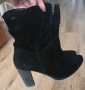 Botki zamszowe Lasocki