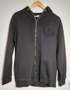 Bluza z Kapturem Rozpinana Męska Dla Chłopaka Czarna Moncler