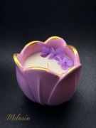 Świeca sojowa „Tulipanowa Elegancja” – ręcznie wykonana