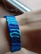 Ręcznie robiona pleciona bransoletka.Stylowa. Prosta. Piękna.