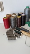 Zestaw nici woskowanych + poliestrowych