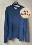 Sweter wełniany Henry Choice XXL 80% wełna unisex oversize ciepły basic