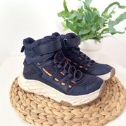 Buty Bench 35 botki trekkingowe trekking granatowe na rzepy za kostkę wys