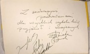 2plus1 2+1 Elżbieta Dmoch i Janusz Kruk AUTOGRAF - Synkopa - PRL 