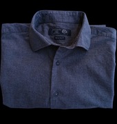 Paul Castelloe nowa szara  koszula  regular  fit  rozmir M