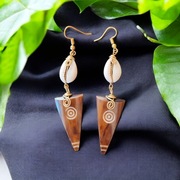 Kolczyki - Ekologiczne, ręcznie robione przez Masajów z Kenii (Afryka)