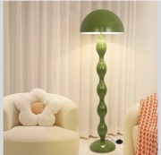 Lampa podłogowa szklana modern vintage grzyb do salonu
