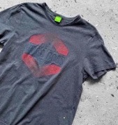 Hugo Boss __T-shirt w kolorze grafitowym melanż __L