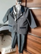 Garnitur ubranko komplet do chrztu 68cm