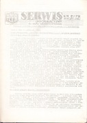 SERWIS INFORMACYJNY KW PZPR W POZNANIU, XI 1982