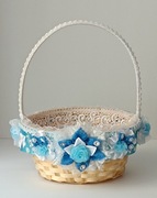 Koszyk, koszyczek wielkanocny na święconkę + serwetka  