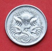 5 Centów  1999  r -     Australia  Kolczatka     stan !!