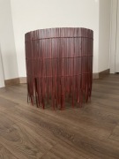 Klosz abażur bambus do lampy wiszącej boho industrial