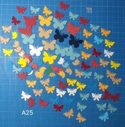 Scrapki Kraków Motylki Motyle 105 szt. (A25)