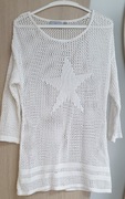 Sweter pulower ażurowy siatka Blue Motion 40/42