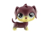 LITTLEST PET SHOP LPS HASBRO - Pies Jamnik Dara Longville #84 [dd173]